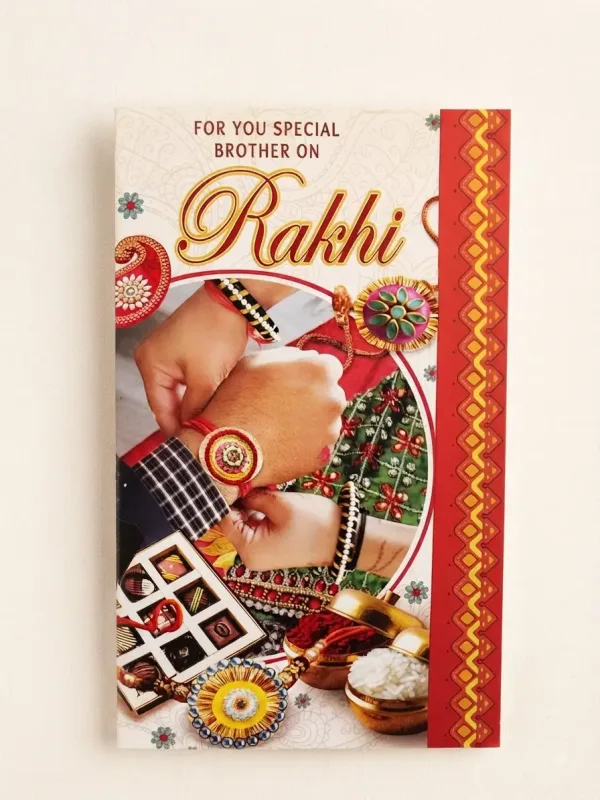 Raksha Bandhan Greeting card (single piece)