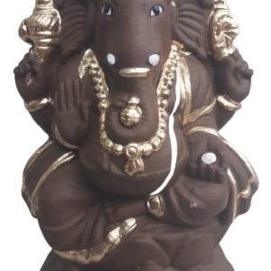Ganapati – Clay -11 Inch Gold | Giri Doll | Clay | Idol | Eco Friendly Ganesh Murti Ganapati - Clay -11 Inch Gold | Giri Doll | Clay | Idol | Eco Friendly Ganesh Murti
