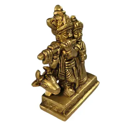 AF Radha Krishna With Cow 3 Inch 0.300Gms AF Radha Krishna With Cow 3 Inch 0.300Gms