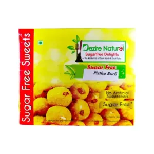 Dezire Sugar Free Low GI Pista Burfi – 200g (pack of 1) Dezire Sugar Free Low GI Pista Burfi - 200g (pack of 1)