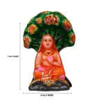 Adi Shankara Set with 4 Disciples 6 PCS SET- Clay - 9 Inch _1 (1)