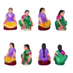 Carrom Set - Clay - 6 Inch_11
