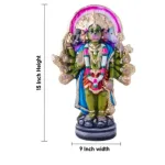 Hanuman Panchamukhi - Clay - 15 Inch_5