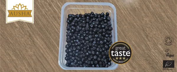 Ausha Fermented Black Peppercorns 100g – 3*** Star Winner GREAT TASTE AWARD