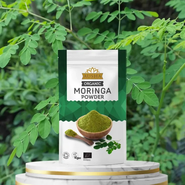 Ausha Organic Moringa Powder 100g
