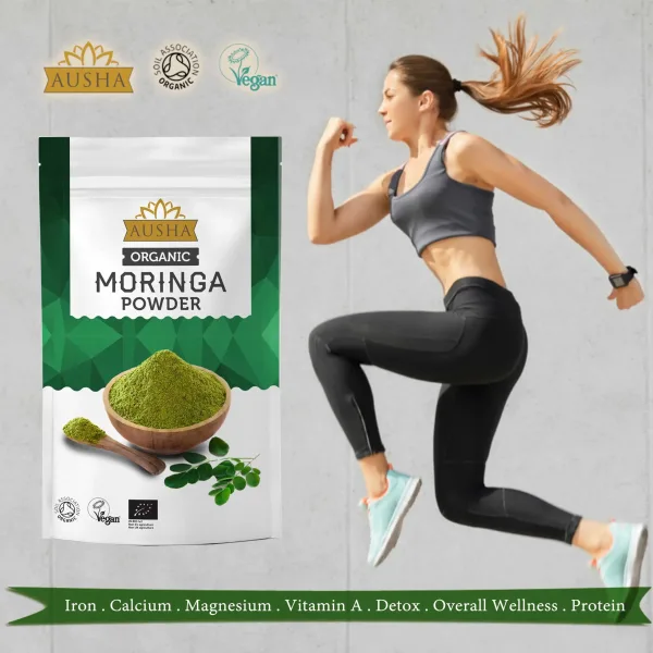 Ausha Organic Moringa Powder 100g