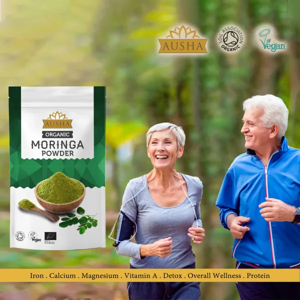 Ausha Organic Moringa Powder 100g