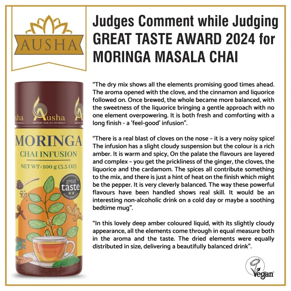 Ausha Moringa Masala Chai 100g Ausha Moringa Masala Chai 100g