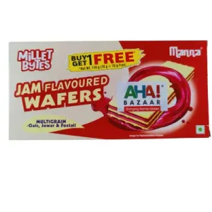 Manna Millet Bytes Wafers Jam-75g (pack of 6)