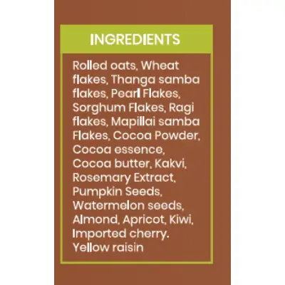 Health Basket MILLET CHOCLATE MUESLI 200gms Health Basket MILLET CHOCLATE MUESLI 200gms
