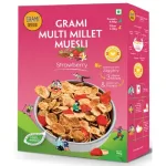 GRAMI 4-IN-1 MUESLI PACK (Chocolate, Strawberry, Honey & Almonds, Cinnamon)_1