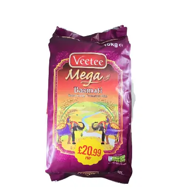 Veetee Grain Mega Rice - 10Kg
