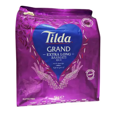 Tilda Grand Extra Long White Basmati Rice 5Kg Tilda Grand Extra Long White Basmati Rice 5Kg