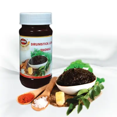 Jawari Drumstick Leaves (Moringa) Thokku (300gms) Jawari Drumstick Leaves (Moringa) Thokku (300gms)