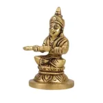 Annapoorni Round - Brass AF - 3 Inch - 220 Gms_3