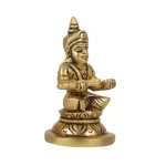 Annapoorni Round - Brass AF - 3 Inch - 220 Gms_4
