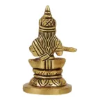 Annapoorni Round - Brass AF - 3 Inch - 220 Gms_5