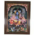 Sri Satya Narayana Picture with wooden frame – 14 x 11 inches Sri Satya Narayana Picture with wooden frame – 14 x 11 inches