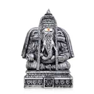 Pillayarpatti Ganesha – Resin – Stone Finish – 6 Inch