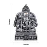 Pillayarpatti Ganesha - Resin - Stone Finish - 6 Inch_4