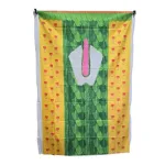 Sri Durga Mata Face With Cow Synthetic Screen