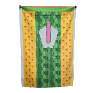 Sri Govinda Namavali with Banana Leaf Synthetic Screen