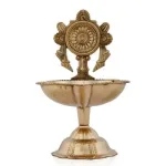 Chakra Lamp No 3 - Brass - 4.5 Inch - 130 Gms_6