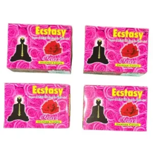 Ecstasy Rose Incense Cones 25Gms (Pack of 4)