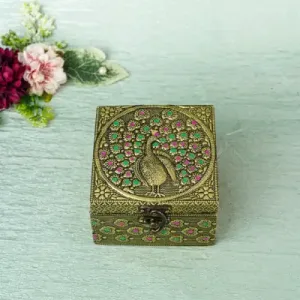 Jewel Box with Peacock Design – WBG1270