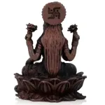 Lakshmi Sitting On Lotus - Copper - 2 Inch - 70 Gms_4