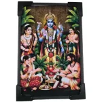 Ardhanarishwara Shiva Parvati Picture – 6 x 4 inches