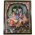 Vinayagar Picture with wooden frame – 18 x 22 inches