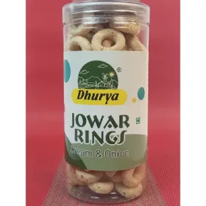 Dhurya JOWAR RINGS CREAM & ONION 70GMS
