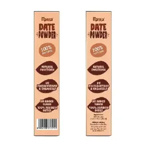 Manna Health Mix 500g and Manna Date Powder 200g Combo Pack | All Natural Kids Nutrition Drink + All Natural Sweetner For Kids
