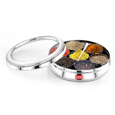 SS Utensils – Avias Spice Box Deluxe GL (Medium) SS Utensils – Avias Spice Box Deluxe GL (Medium)