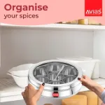 SS Utensils - Avias Spice Box Deluxe GL (Small)_organise your spices