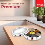 SS Utensils - Avias Spice Box Deluxe SS (Small)_premium kitchen