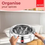 SS Utensils - Avias Spice Box Elegant GL (Small)_iorganise