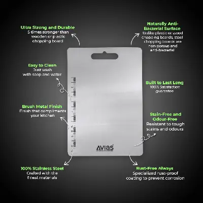 Stainless Steel Chopping Board ( 40*30 cm ) Stainless Steel Chopping Board ( 40*30 cm )