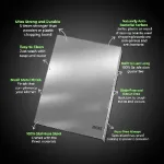 Stainless Steel Platform Chopping Board 41_31cm_5