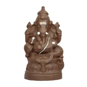 Ganapati Big – Clay – 15 Inch Right Trunk