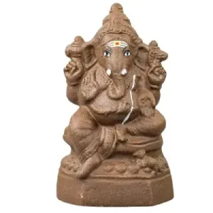 Ganapati Maha – Clay – 8 Inch Right Trunk