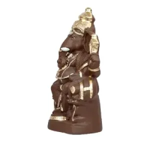 Ganapati Simhasanam New – Gold – 18 Inch Left Trunk