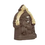 Ganesha With Arch - Clay - 10 Inch Right Trunk_2