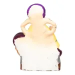MH Ganesha - Clay - 9 Inch - Colour Turban Left Trunk_4