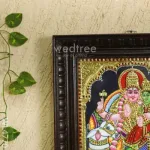 Tanjore Painting - Rishaba Vaghana - Flat (Gold Foil) - 12x10 inch - WL4770_3 (1)