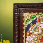 Tanjore Painting - Rishaba Vaghana - Flat (Gold Foil) - 12x10 inch - WL4770_5 (1)