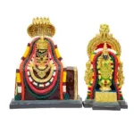 Purna Pukalambika Sametha Dharma Sastha – Resin – 10 Inches