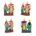 Arupadai Veedu Murugan Set Clay 9 Pcs_4