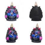 Ashta Lakshmi Set Clay 6 Inch (Contemporary)_9